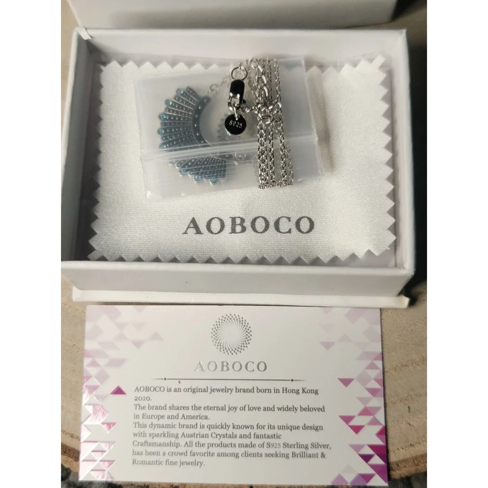 Aoboco~925 Silver‎ Ruth Bader Ginsburg Pendant Necklace Dissent Collar